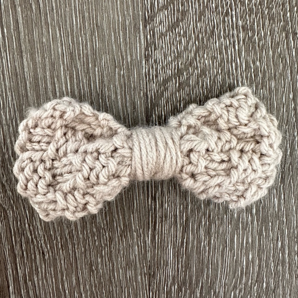 Handmade Sand Hair Bow